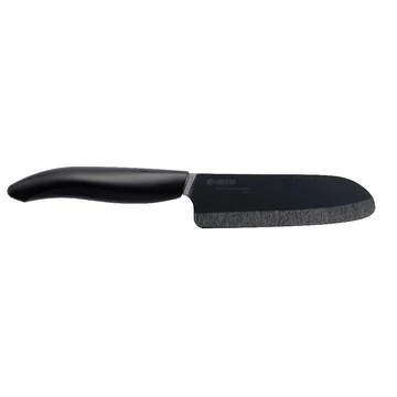 Mini Santoku kés fekete - 11,5 cm