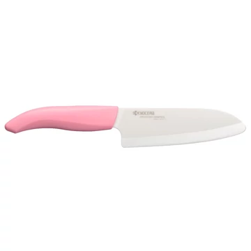 Santoku kés rózsaszín - 14 cm