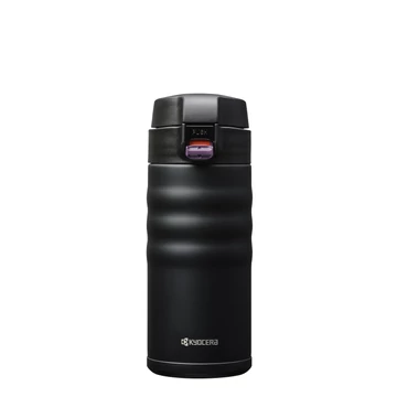Termopohár flipes 340 ml - fekete