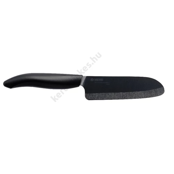 Mini Santoku kés fekete - 11,5 cm