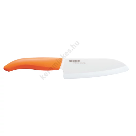 Santoku kés narancs - 14 cm