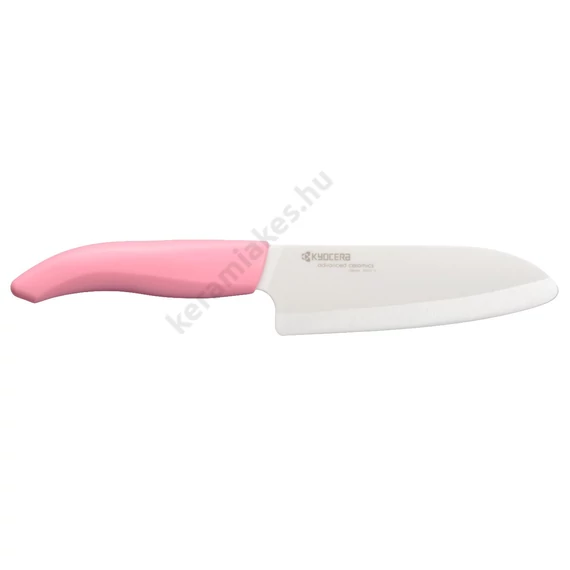 Santoku kés rózsaszín - 14 cm