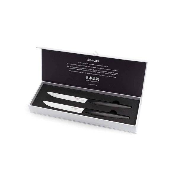 Steak kés szett - fehér (2 db)