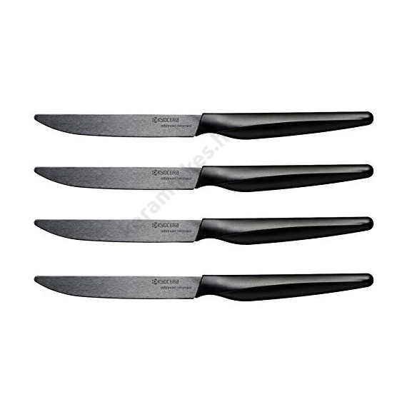 Steak kés szett - fekete (4 db)