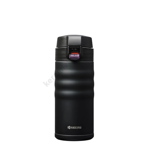 Termopohár flipes 340 ml - fekete