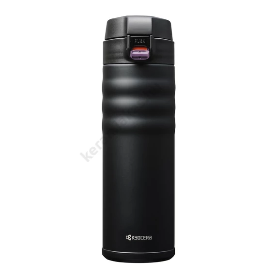 Termopohár flipes 480 ml - fekete